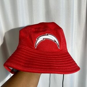 NEW New Era NFL bucket hat, Los Angeles chargers red size medium/large